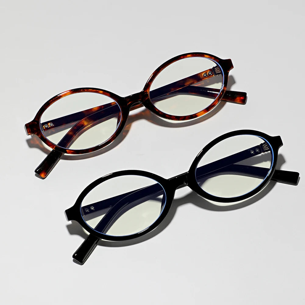 Lunettes ovales anti-lumière bleue Sun Glace